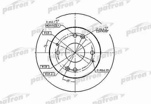 Patron PBD2669 - Əyləc Diski furqanavto.az