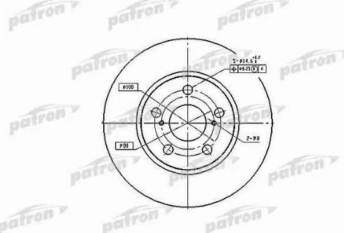 Patron PBD2683 - Əyləc Diski furqanavto.az