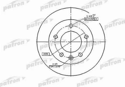 Patron PBD2790 - Əyləc Diski furqanavto.az