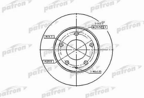 Patron PBD2704 - Əyləc Diski furqanavto.az