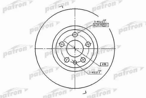 Patron PBD2716 - Əyləc Diski furqanavto.az