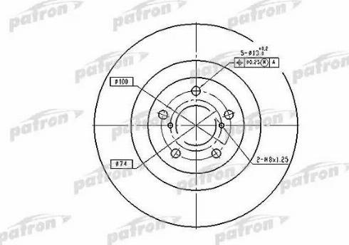 Patron PBD7004 - Əyləc Diski furqanavto.az