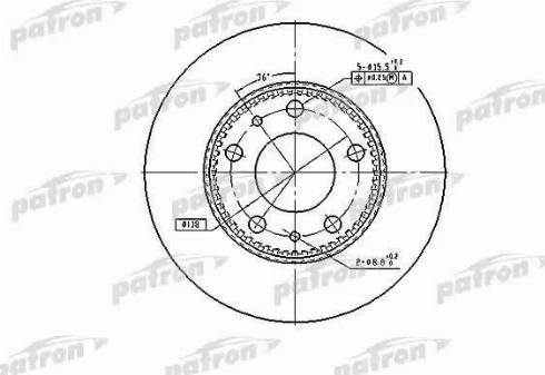 Patron PBD7300 - Əyləc Diski furqanavto.az