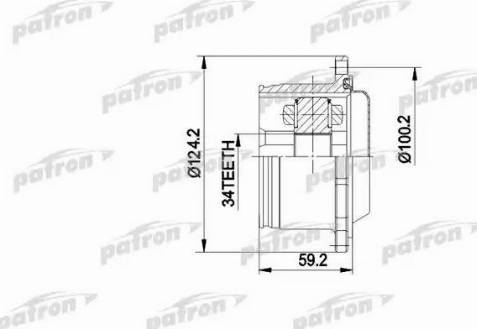 Patron PCV5006 - Birləşmə dəsti, ötürücü val furqanavto.az