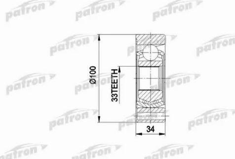 Patron PCV3010 - Birləşmə dəsti, ötürücü val furqanavto.az