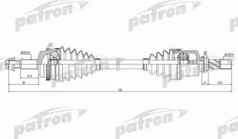 Patron PDS0431 - Sürücü mili furqanavto.az