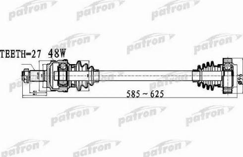 Patron PDS0479 - Sürücü mili furqanavto.az