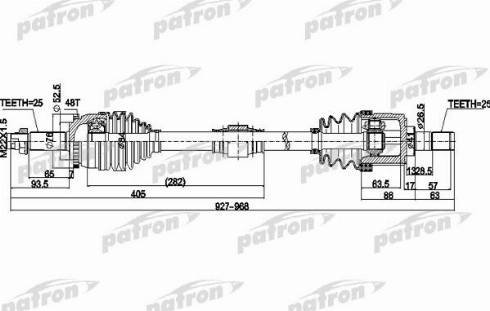 Patron PDS0505 - Sürücü mili furqanavto.az