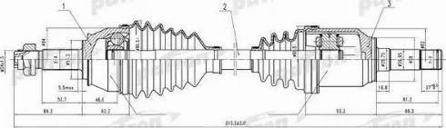 Patron PDS0635 - Sürücü mili furqanavto.az