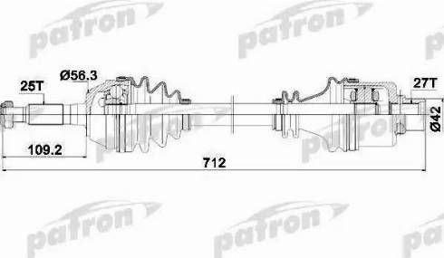 Patron PDS0076 - Sürücü mili furqanavto.az