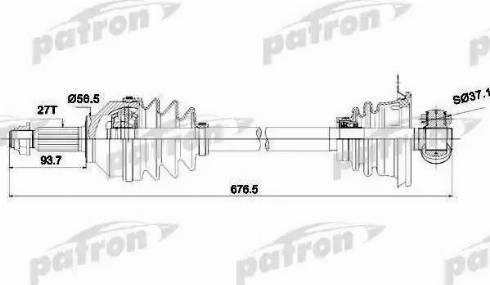 Patron PDS0196 - Sürücü mili furqanavto.az