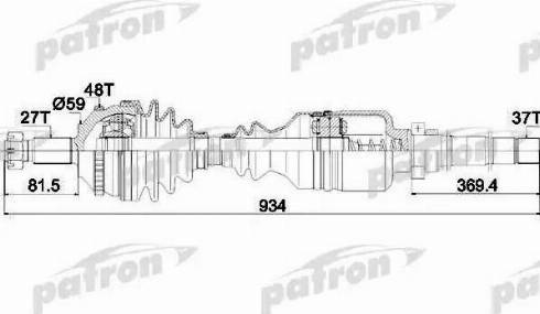 Patron PDS0145 - Sürücü mili furqanavto.az