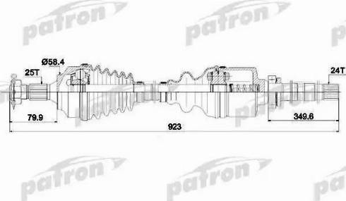 Patron PDS0146 - Sürücü mili furqanavto.az