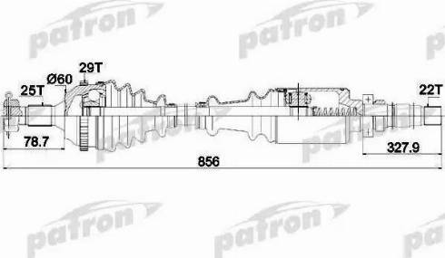 Patron PDS0105 - Sürücü mili furqanavto.az