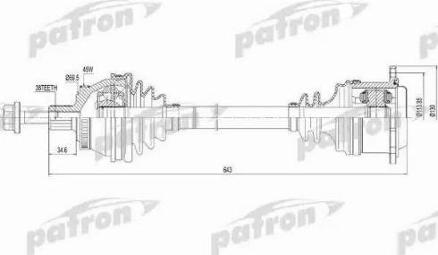 Patron PDS0110 - Sürücü mili furqanavto.az