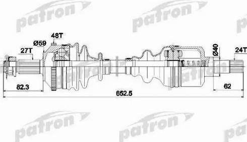 Patron PDS0335 - Sürücü mili furqanavto.az