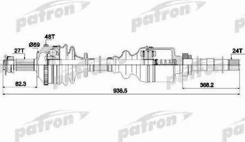 Patron PDS0336 - Sürücü mili furqanavto.az