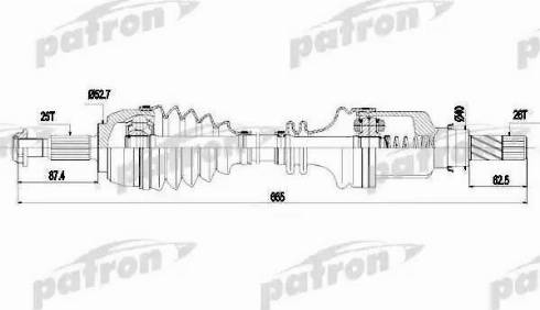 Patron PDS0244 - Sürücü mili furqanavto.az