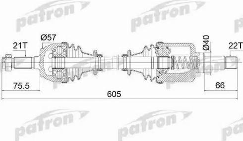 Patron PDS1062 - Sürücü mili furqanavto.az