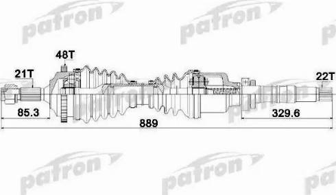 Patron PDS1382 - Sürücü mili furqanavto.az