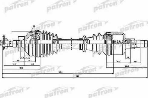 Patron PDS1291 - Sürücü mili furqanavto.az