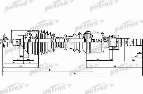 Patron PDS1292 - Sürücü mili furqanavto.az