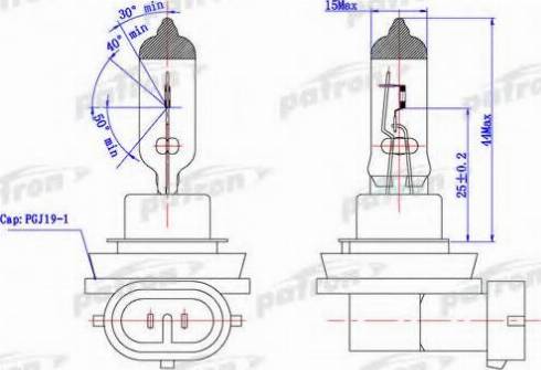 Patron PLH8-12/35 - Lampa, duman işığı furqanavto.az