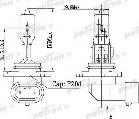 Patron PLHB3-12/60 - Lampa, işıqfor furqanavto.az