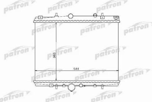 Patron PRS3504 - Radiator, mühərrikin soyudulması furqanavto.az