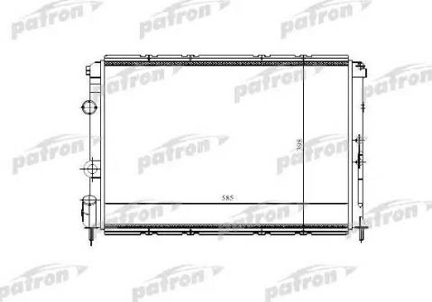 Patron PRS3515 - Radiator, mühərrikin soyudulması furqanavto.az