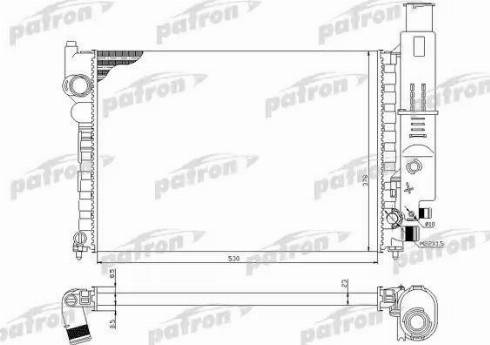 Patron PRS3030 - Radiator, mühərrikin soyudulması furqanavto.az