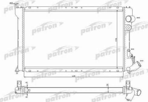 Patron PRS3041 - Radiator, mühərrikin soyudulması furqanavto.az