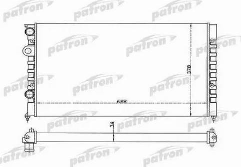 Patron PRS3370 - Radiator, mühərrikin soyudulması furqanavto.az