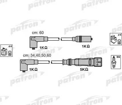 Patron PSCI1003 - Alovlanma kabeli dəsti furqanavto.az