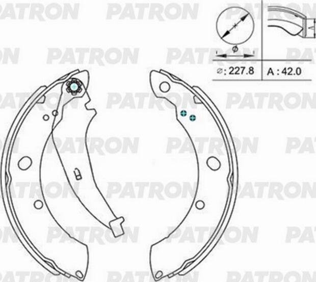 Patron PSP015 - Əyləc Başlığı Dəsti furqanavto.az