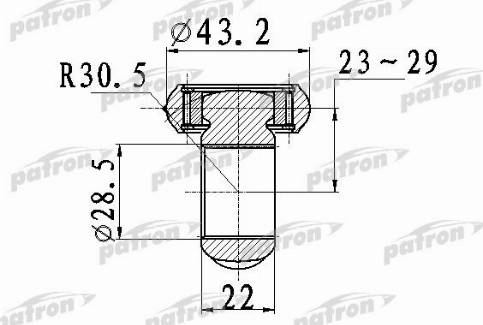 Patron PTD007 - Tripod Qovşağı, ötürücü mil furqanavto.az