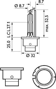 PHILIPS 85122SYC1 - Lampa, işıqfor furqanavto.az