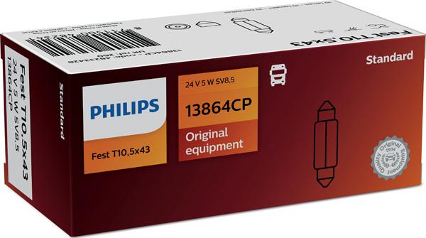 PHILIPS 13864CP - Lampa, nömrə nişanı işığı furqanavto.az