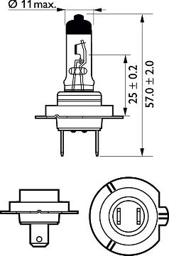 PHILIPS 12972PRB1 - Lampa, işıqfor furqanavto.az