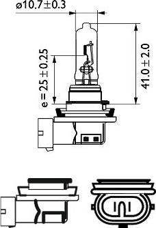 PHILIPS 12361C1 - Lampa, işıqfor furqanavto.az