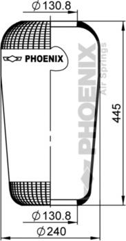 Phoenix 1 F 21 C-5 - Körük, pnevmatik asqı furqanavto.az
