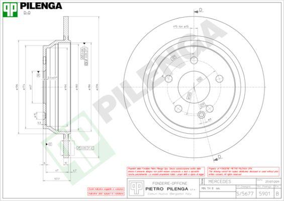 Pilenga 5901 - Əyləc Diski furqanavto.az