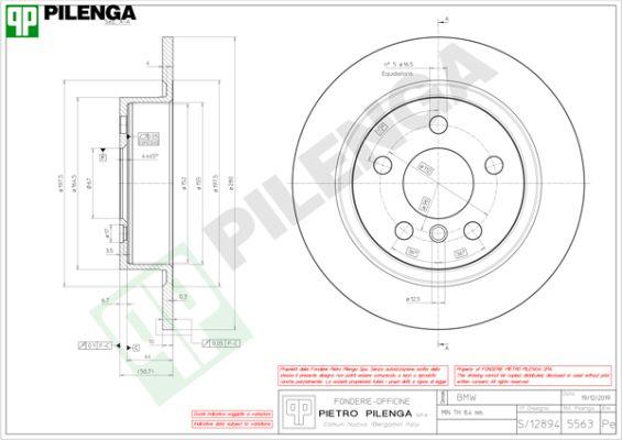 Pilenga 5563 - Əyləc Diski furqanavto.az