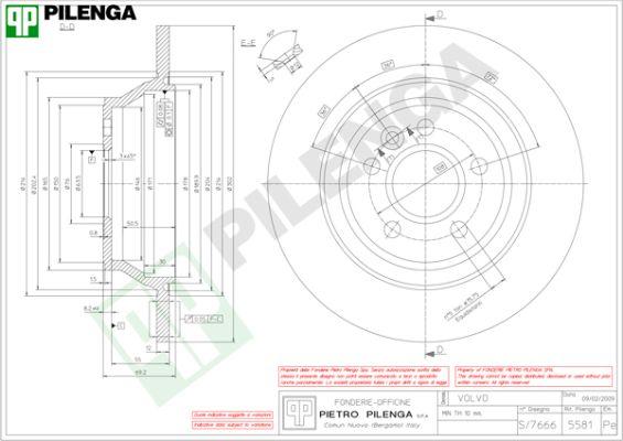 Pilenga 5581 - Əyləc Diski furqanavto.az