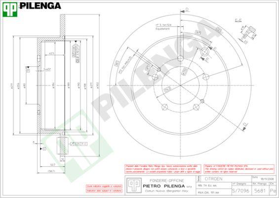 Pilenga 5681 - Əyləc Diski furqanavto.az