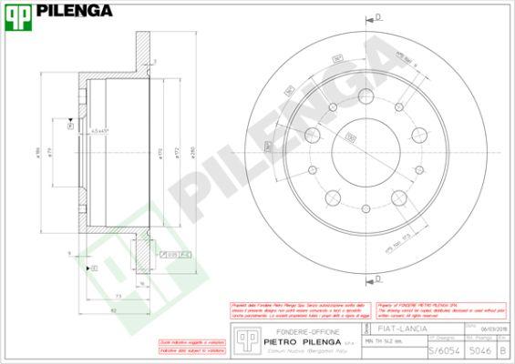 Pilenga 5046 - Əyləc Diski furqanavto.az