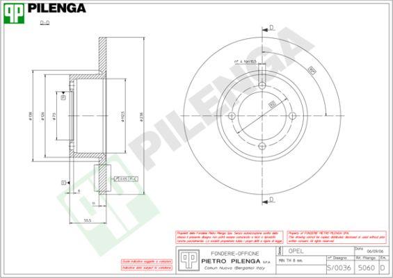 Pilenga 5060 - Əyləc Diski furqanavto.az