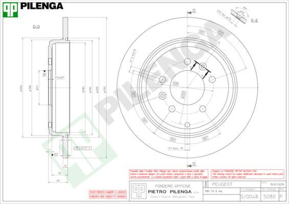 Pilenga 5080 - Əyləc Diski furqanavto.az