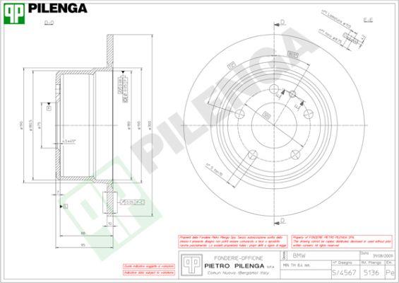 Pilenga 5136 - Əyləc Diski furqanavto.az