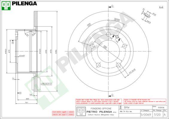 Pilenga 5120 - Əyləc Diski furqanavto.az